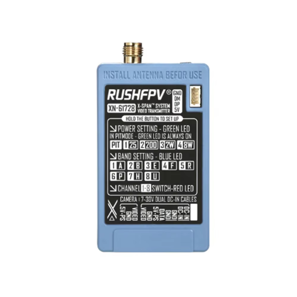 RUSHFPV 6.1‑7.2G 8W X61728 VTX - Fpv Drone Receiver review and price