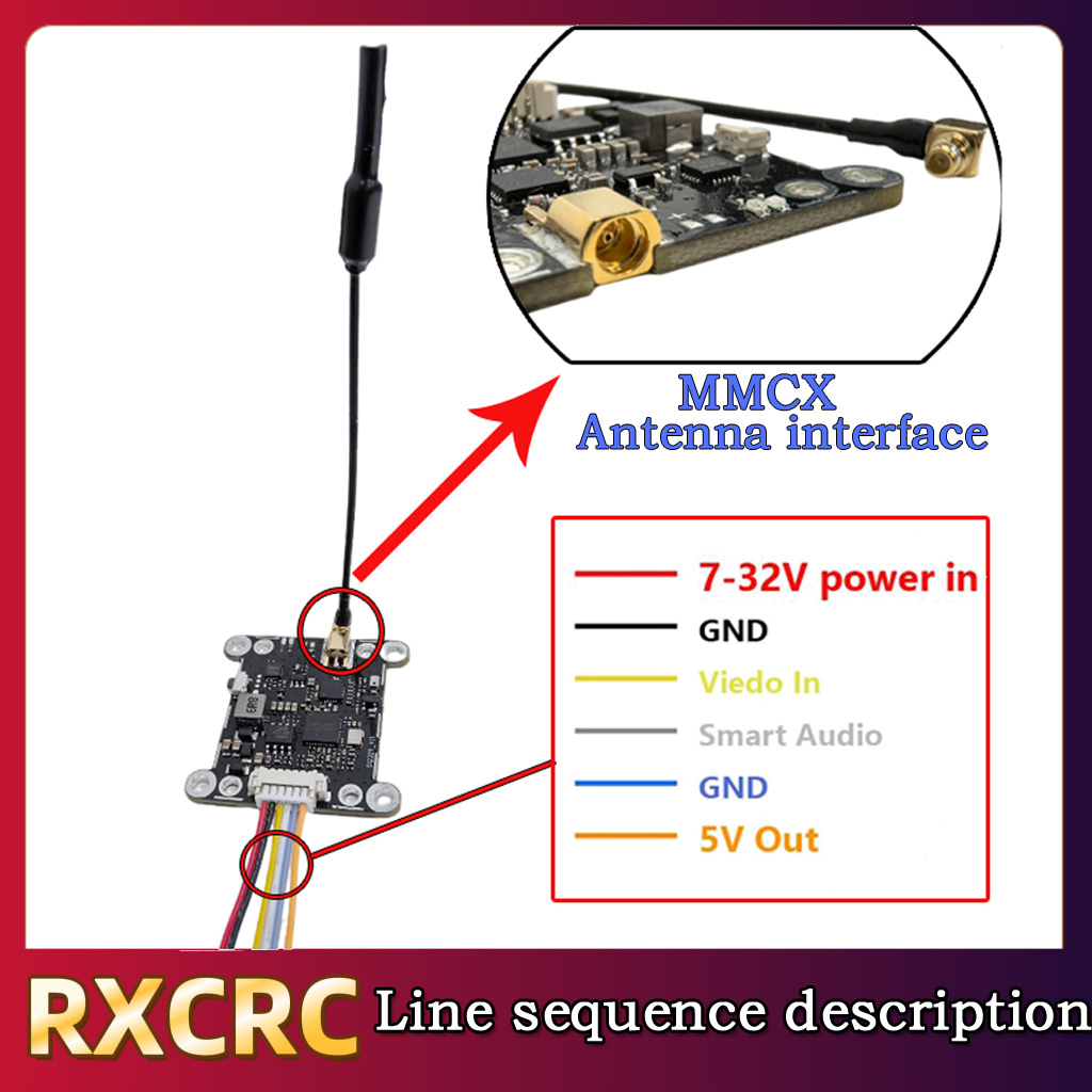 RXCRC 5.8G Module 48CH 1.6W VT - Fpv Drone Transmitter review and price